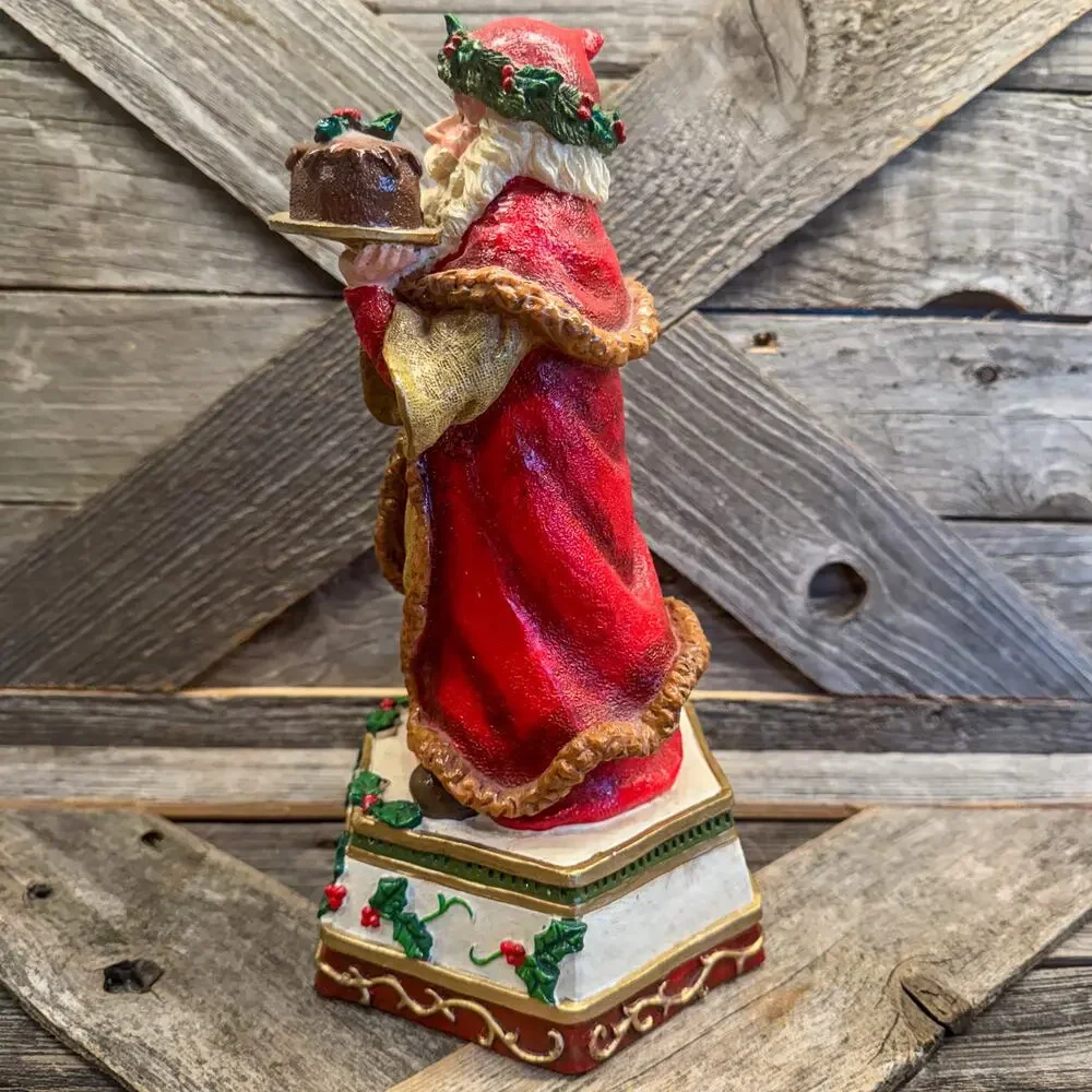 Vintage Visions of Santa 1894 Victorian Cake Figurine Home for Holidays 10